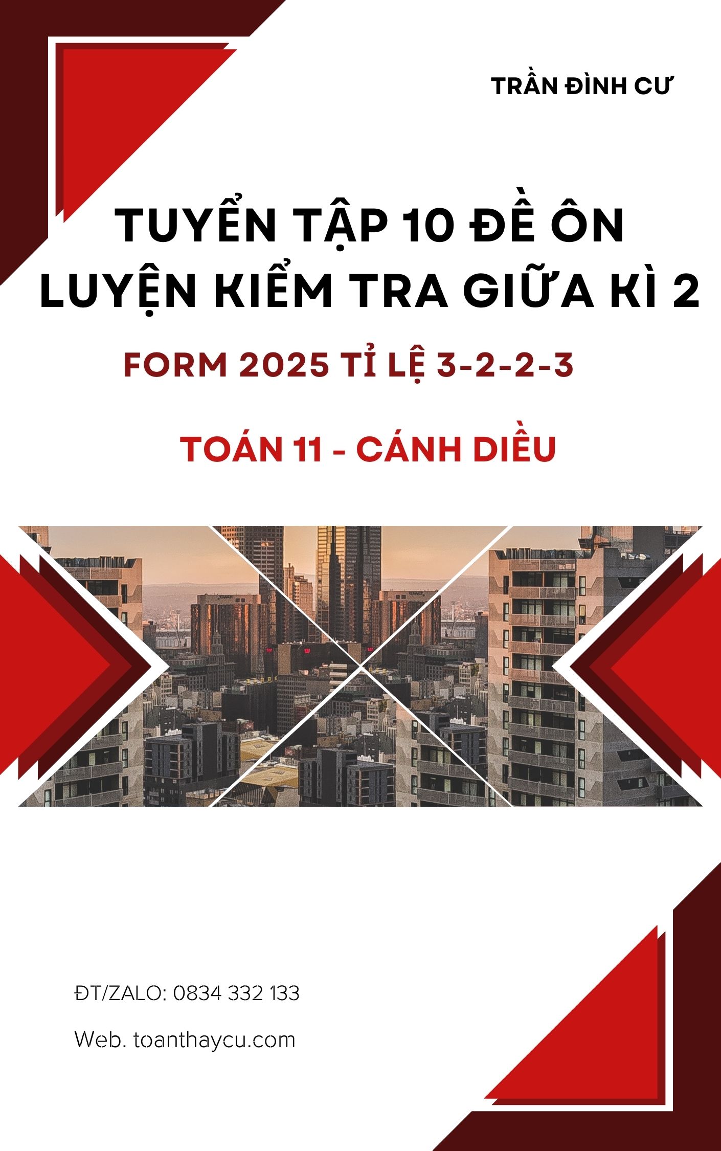 TUYỂN TẬP BỘ ĐỀ THI ÔN LUYỆN KIỂM TRA GIỮA KÌ 2 TOÁN 11 CÁNH DIỀU THEO ...